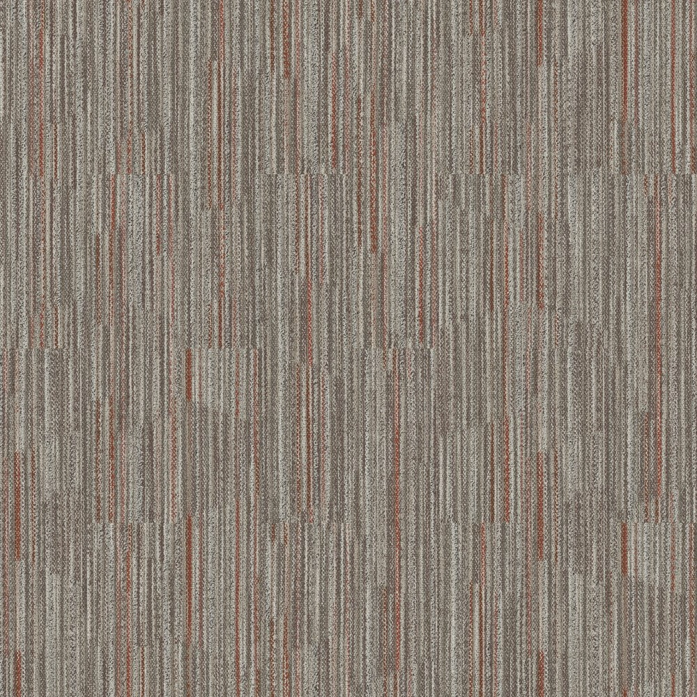 Hand Stitch Tile Warm Coral 16106